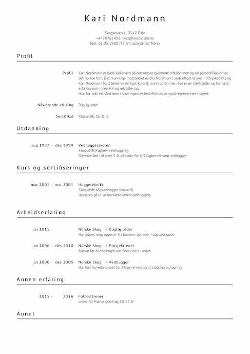 Standard - utdanning først